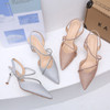 Petra Silver Heels