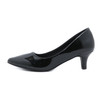 Hana Shiny Black Heels
