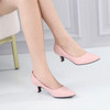 Hana Pink Shiny Heels
