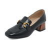 Astrid Leather Black Loafers