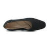 Rhea Black Knit Flats