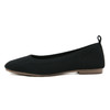 Lana Black Knit Flats