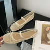 Gloria Beige Flats