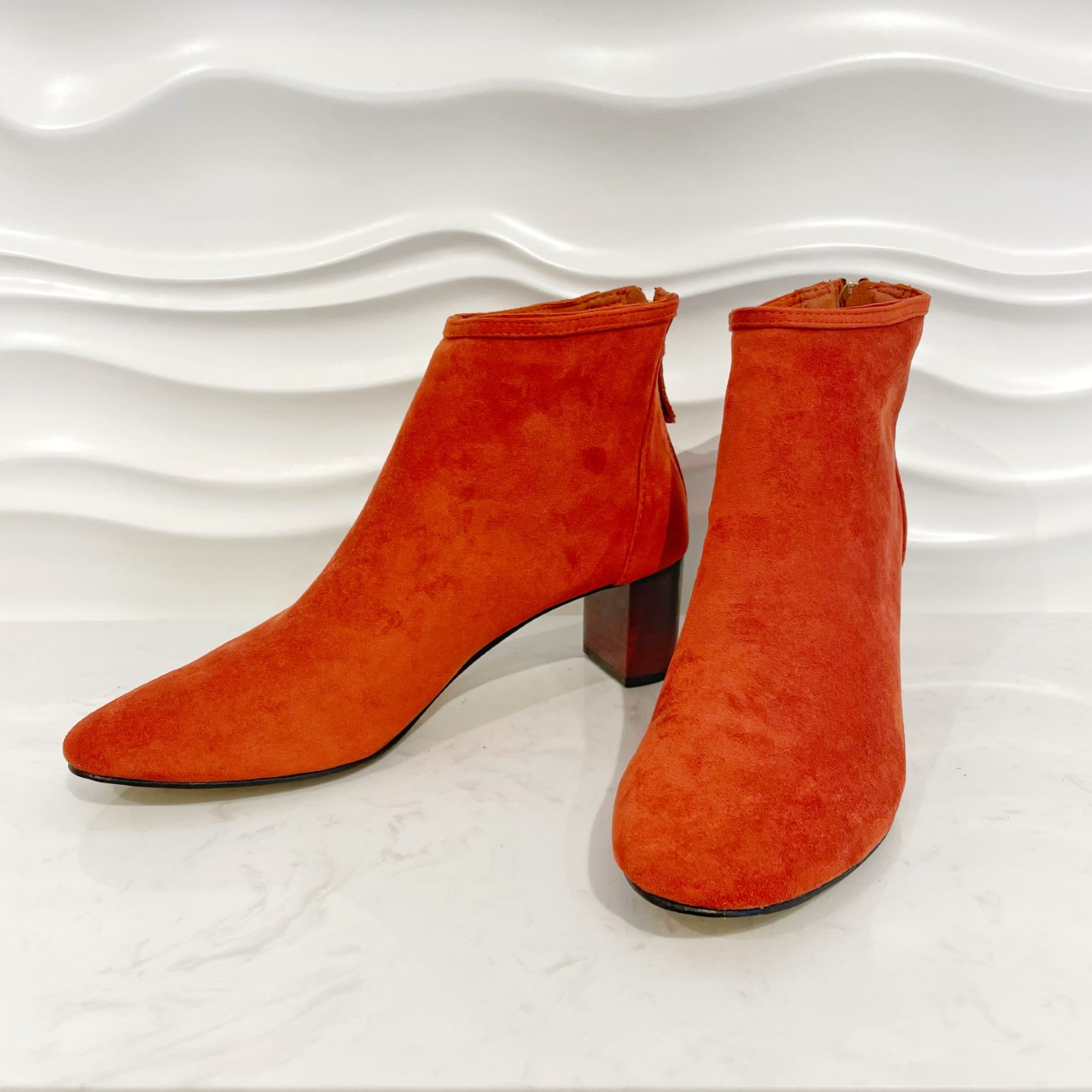 Amelia Orange Boots - Kagui
