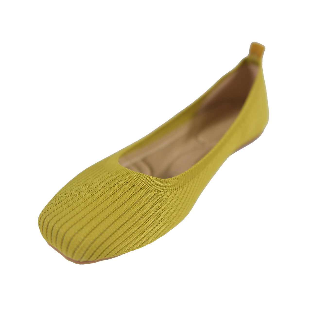 yellow flats with bow