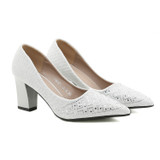 Alyssa White/Silver Heels