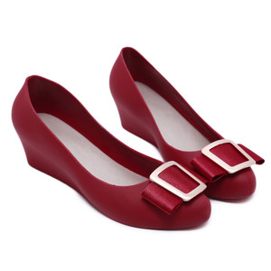 Gia Red Jelly Heels
