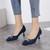 Juliana Blue Heels
