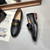 Starla Leather Black Loafers