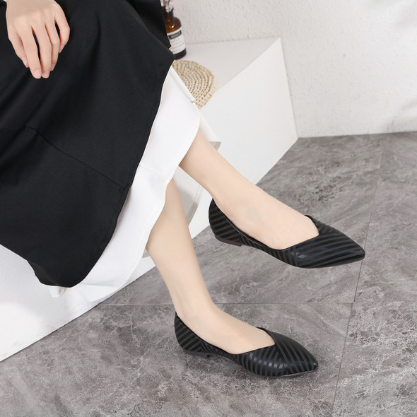 Leia Black Flats