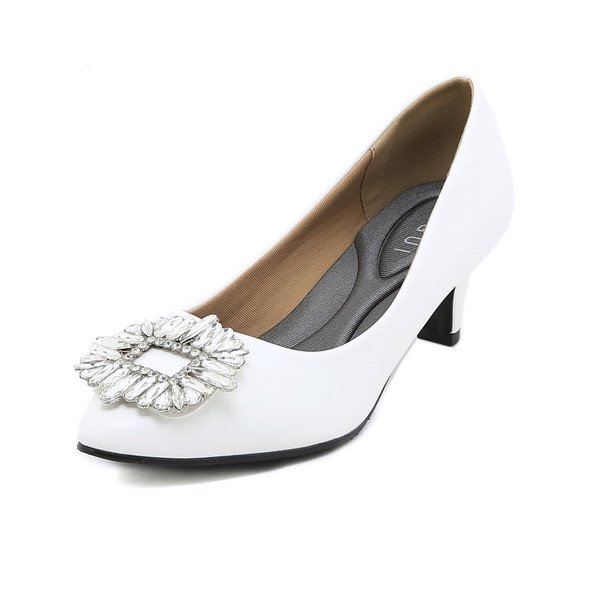 Hera White Heels