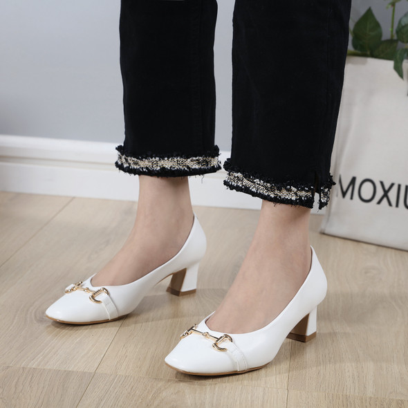 Paloma White Heels