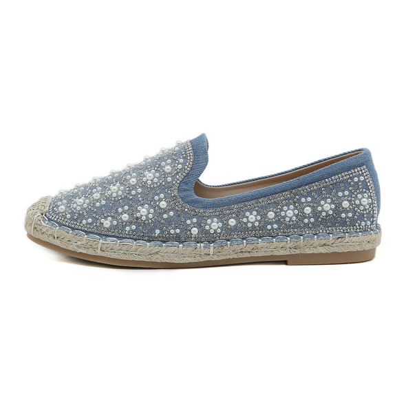 Maria Blue Flats