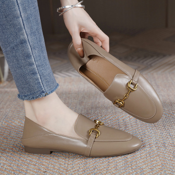 Kenisha Khaki Loafers