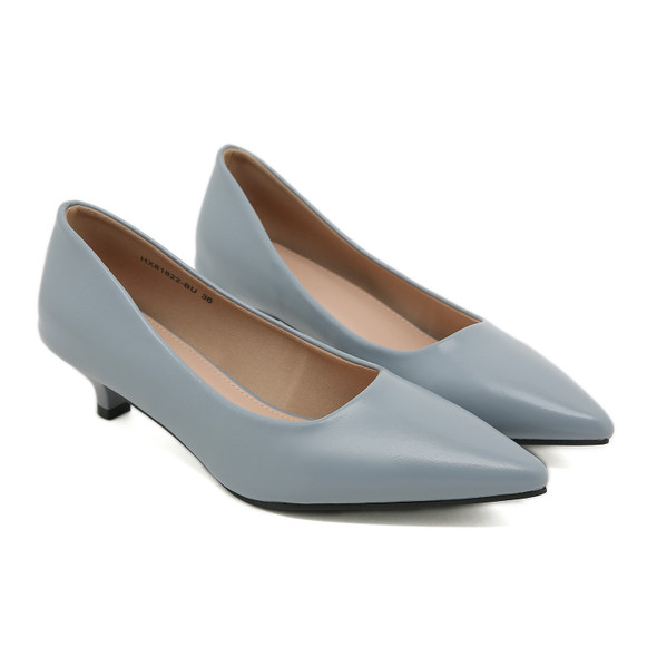 Chole Blue Heels