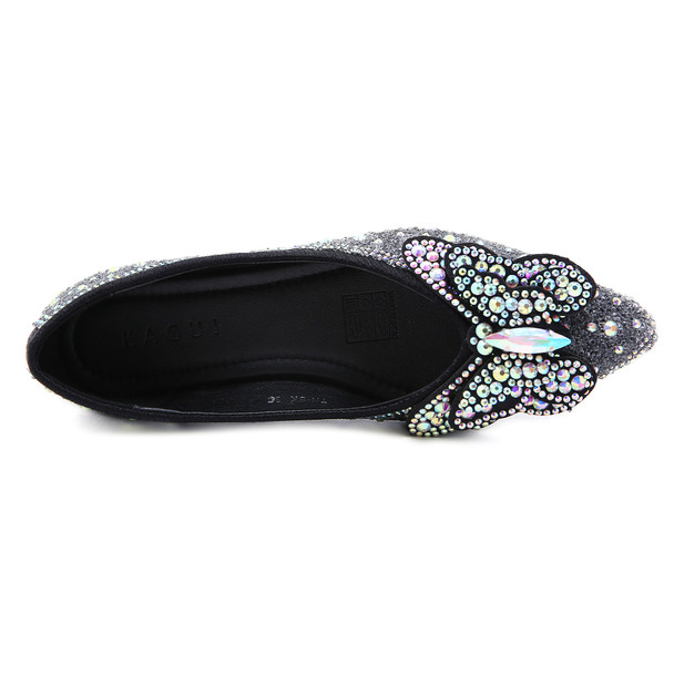 Nevaeh Black Flats