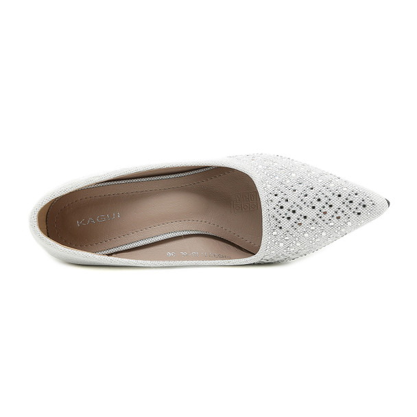 Alyssa White/Silver Heels