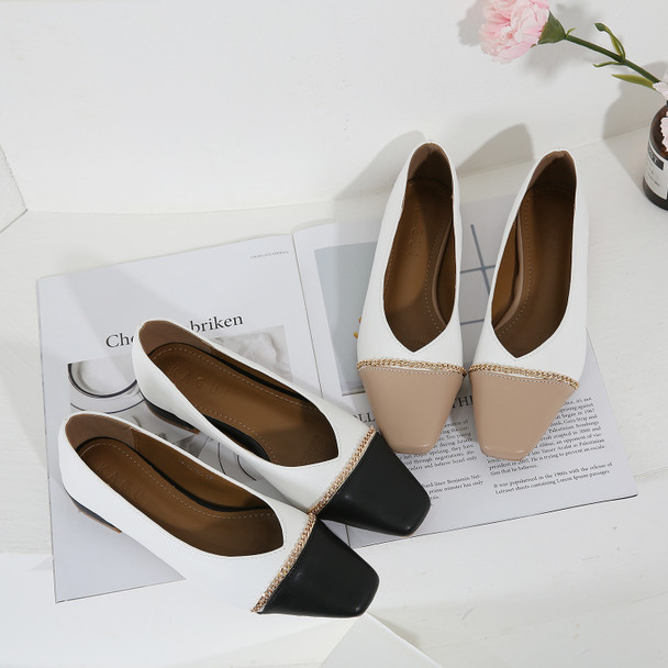 Catalina Beige Flats