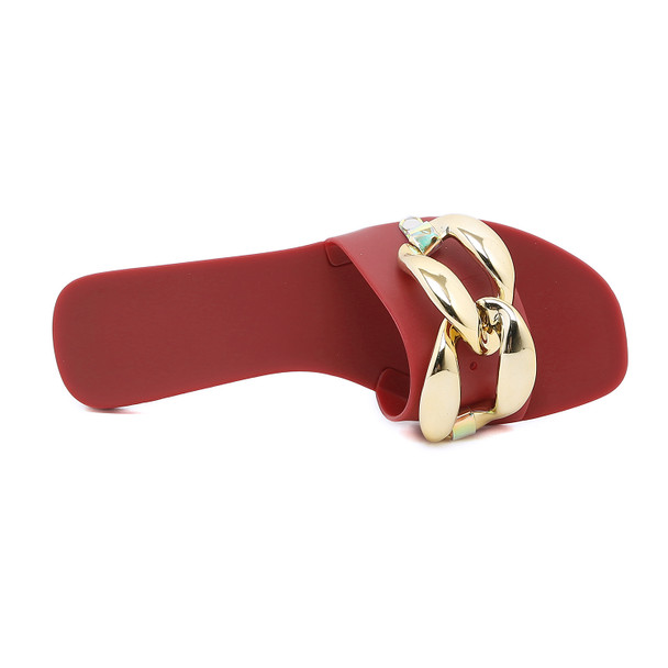 Kaia Red Jelly Slide