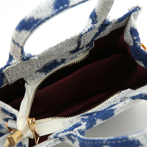 Fleur Mini Tote Bag - Blue