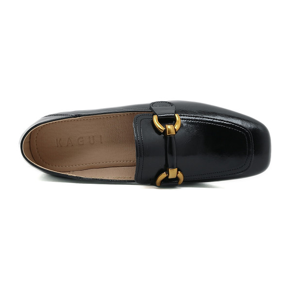 Astrid Leather Black Loafers