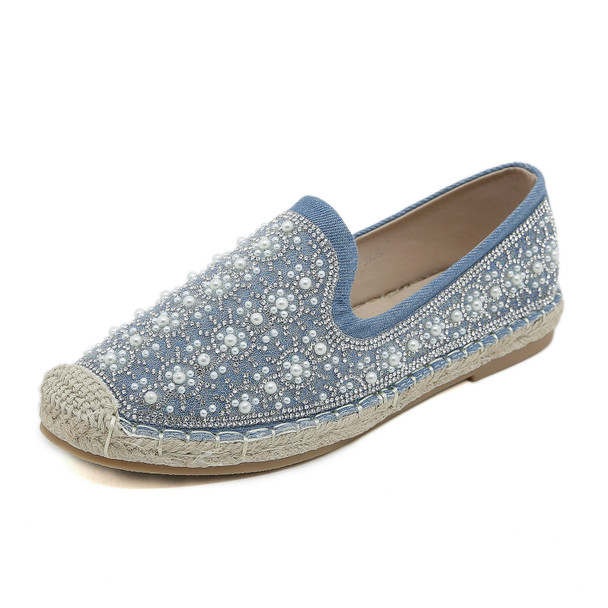 Maria Blue Flats