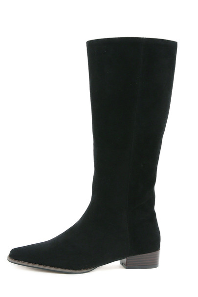Najwa Black Leather Boots