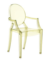 Kartell Louis Ghost Chair - Transparent Straw Yellow