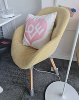 HAY About A Chair AAC 123 Soft - Hallingdal 407 - Matt Lacquered Oak Base HAY About A Chair AAC 123 Soft - Hallingdal 407 - Matt Lacquered Oak Base