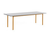 HAY Two-Colour Table 240x90cm - Light Grey - Ochre Steel