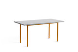 HAY Two-Colour Table 160x82cm - Light Grey - Ochre Steel