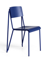 HAY Petit Standard Chair - Blue Stained Oak Veneer - Blue Base