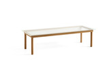 Hay Kofi Table- Oak and reeded glass, in 140x50cm Hay Kofi Table- Oak and reeded glass, in 140x50cm