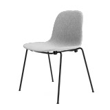 Normann Copenhagen Form Upholstered Stacking Chair -  Steel