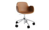 Normann Copenhagen Form 5W Gas Lift Upholstered Swivel Armchair