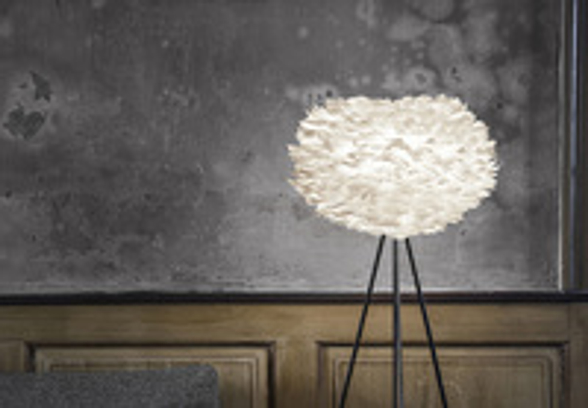 The Oh So Popular Vita Eos Feather Pendant Lampshade