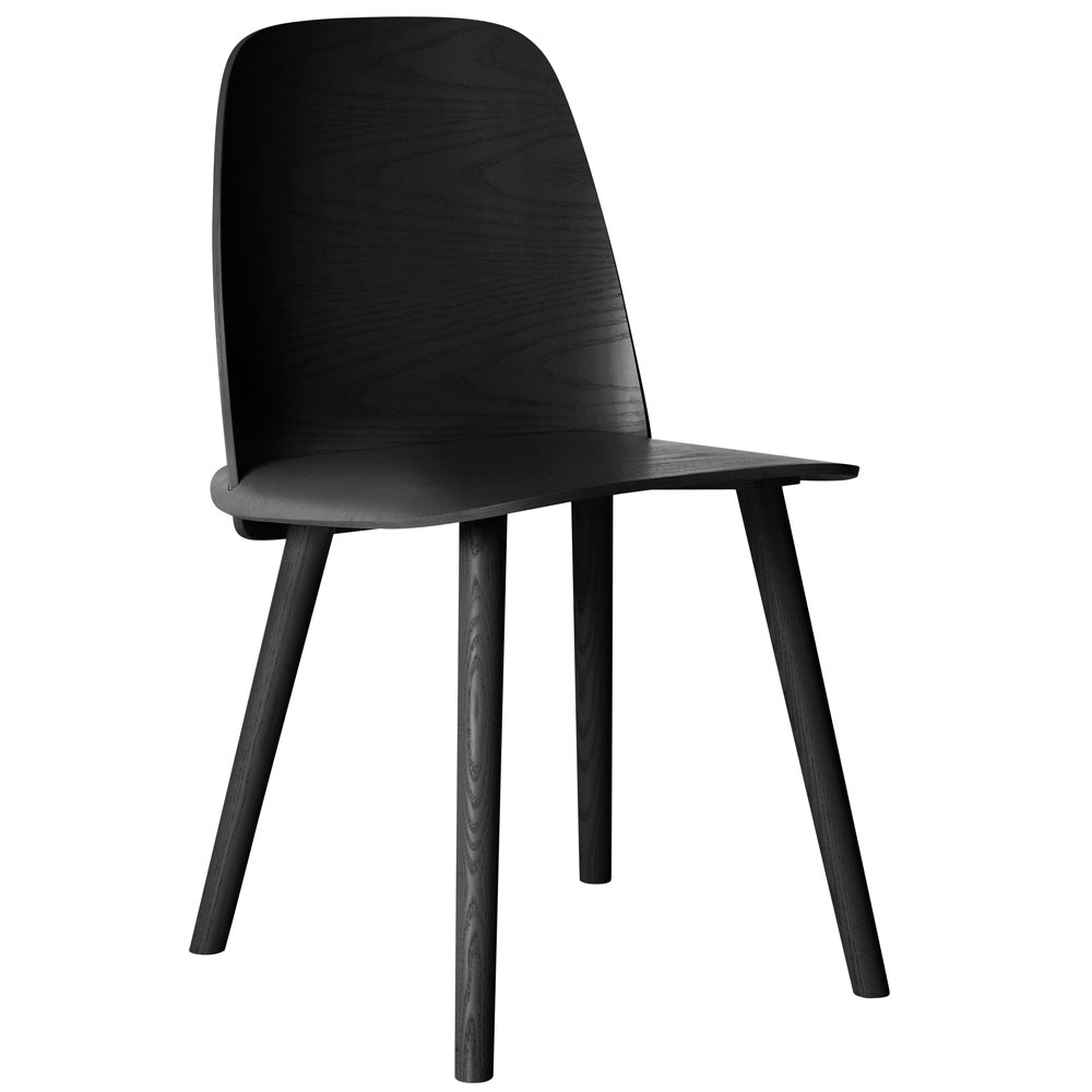 美品 muuto ムート Nerd Chair ナードチェア オーク 2脚 黒② Muuto Nerd Chair by David Geckeler