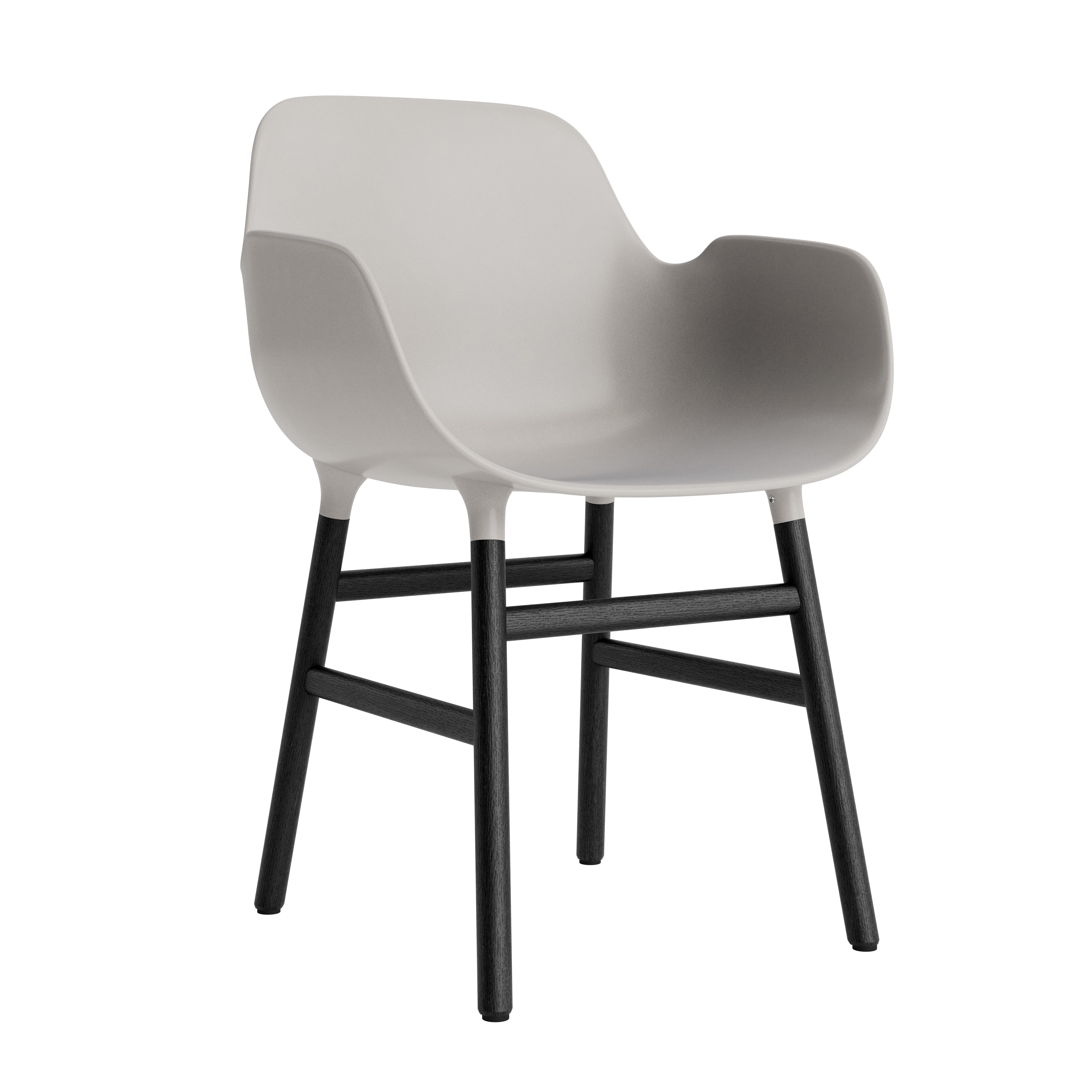 Normann Copenhagen Form Armchair - Black Oak