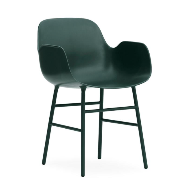 Normann Copenhagen Form Armchair Steel Base