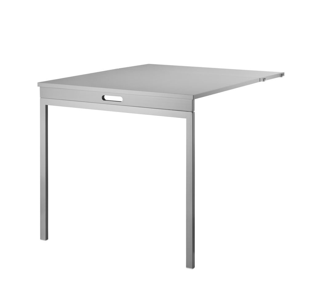 String System Folding Table - Grey/Grey - Opened