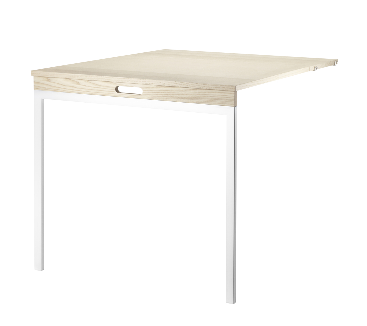 String System Folding Table - Ash/White - Opened