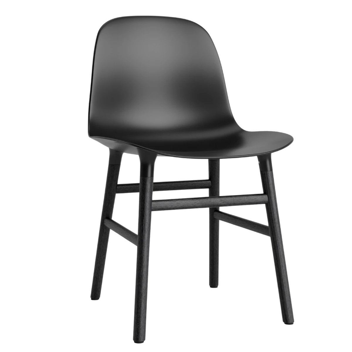 Normann Copenhagen Form Chair - Black Oak
