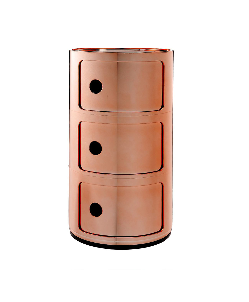 Kartell Componibili Storage Unit Metallic - 3 High