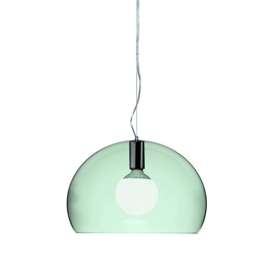 Kartell Small FL/Y Pendant Light - Transparent