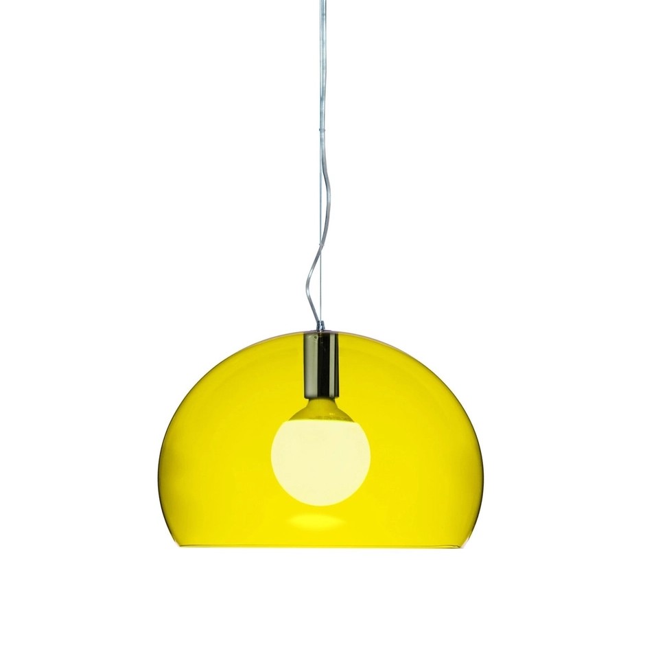 Kartell Small FL/Y Pendant Light - Transparent