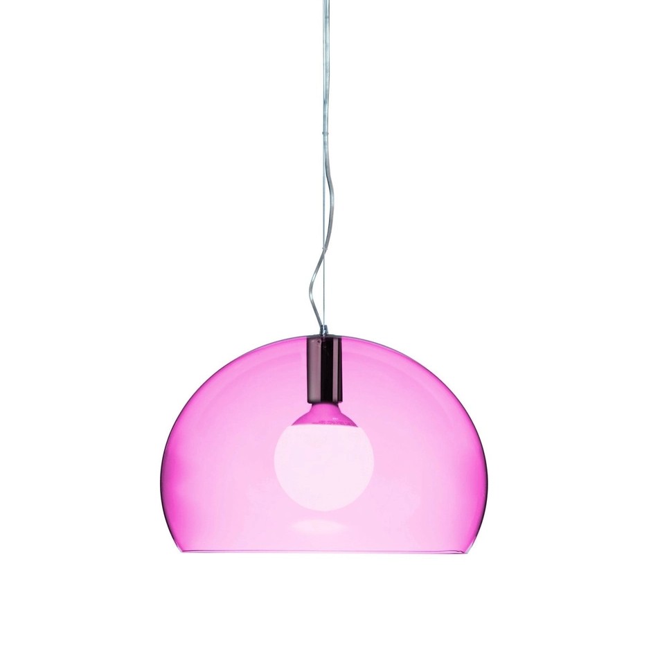 Kartell Small FL/Y Pendant Light - Transparent