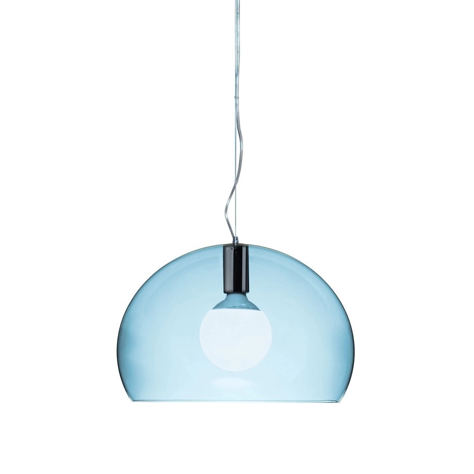 Kartell Small FL/Y Pendant Light - Transparent