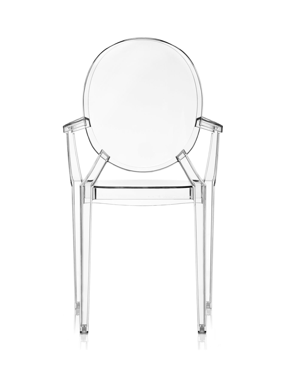 Kartell Louis Ghost Chair Rear Crystal