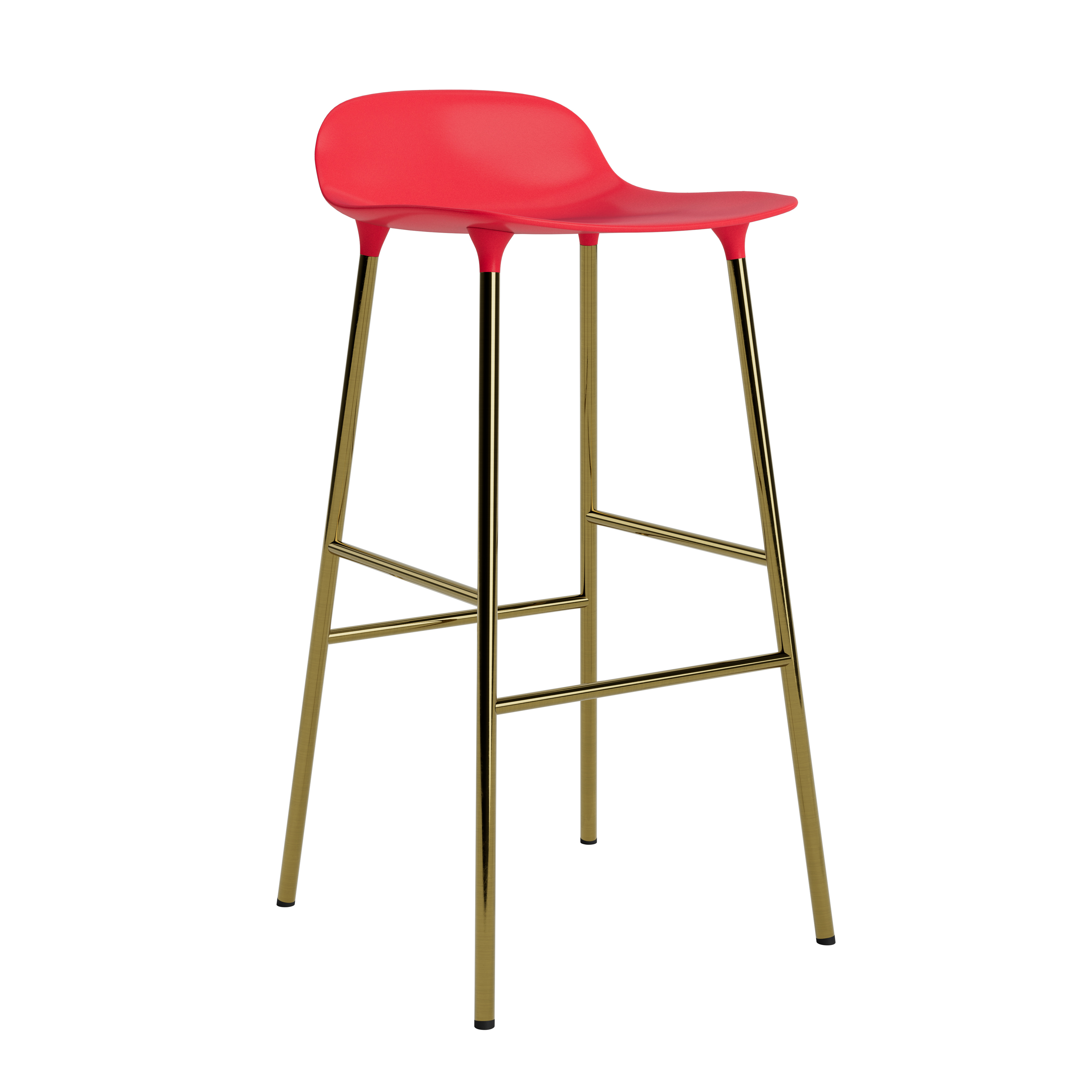 Normann Copenhagen Form 75cm Barstool - Brass