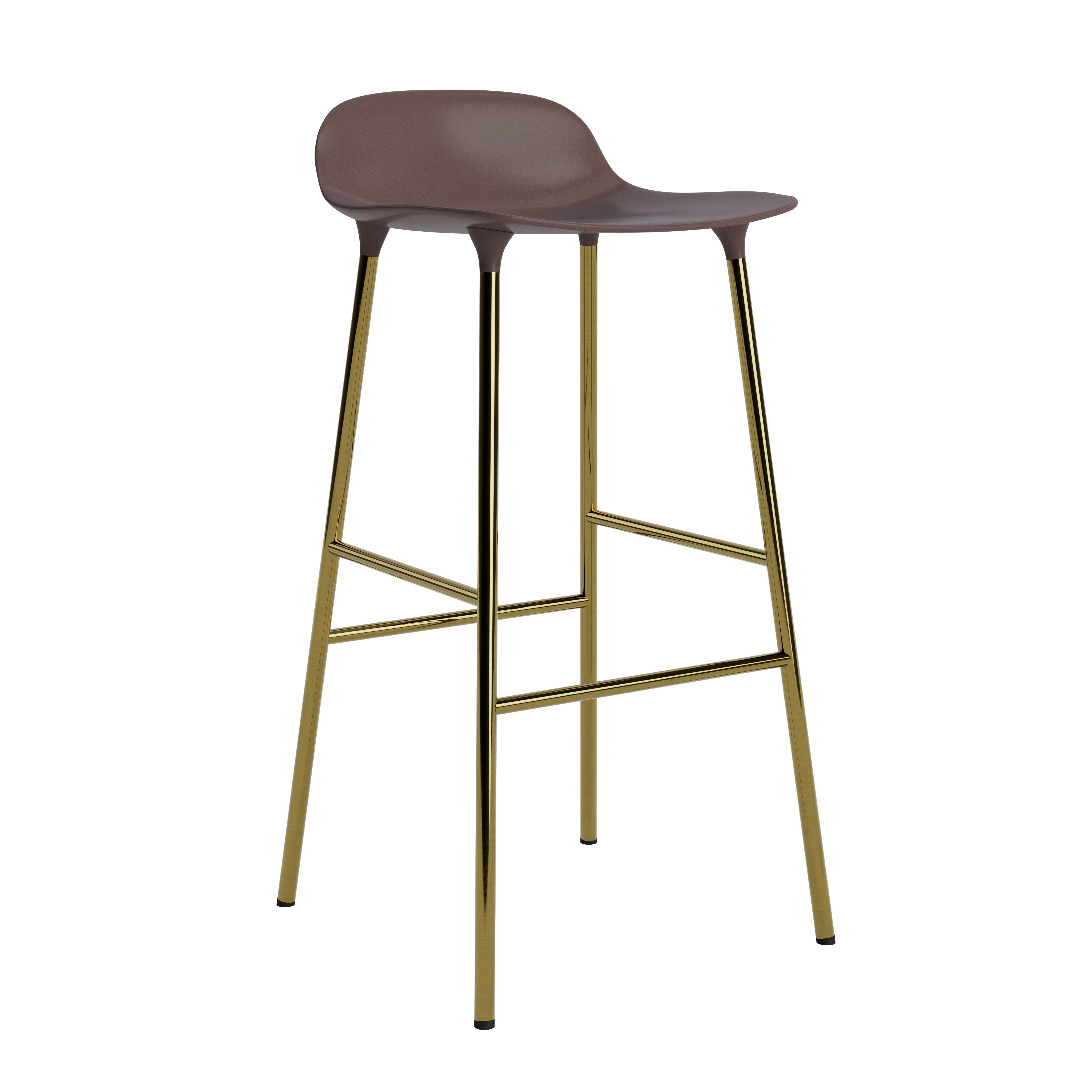 Normann Copenhagen Form 75cm Barstool - Brass